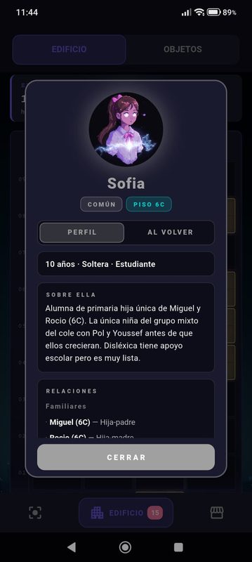 Menú principal